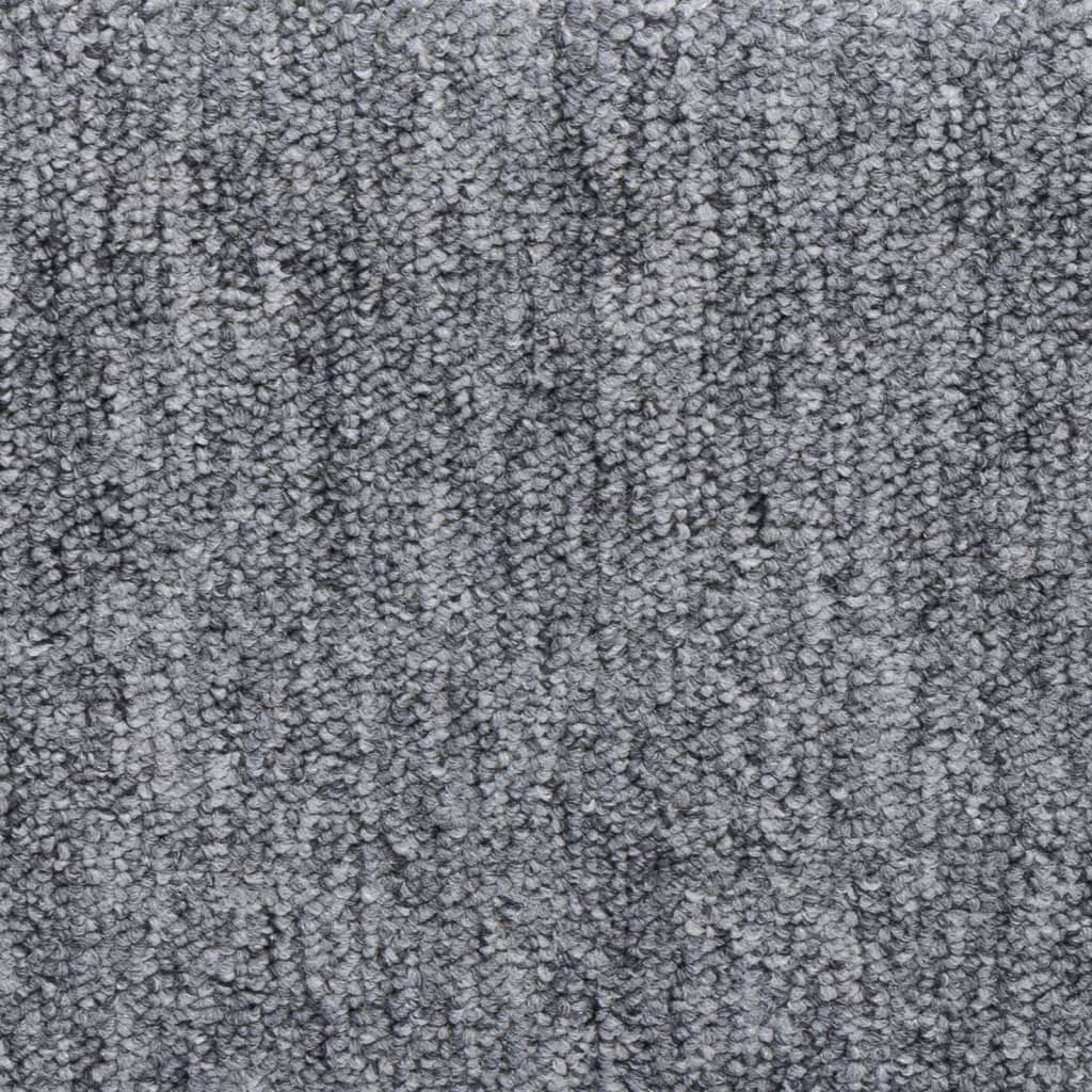 Stufenmatten 15 Stk. 65x21x4 cm Anthrazit Rechteckiger Rand
