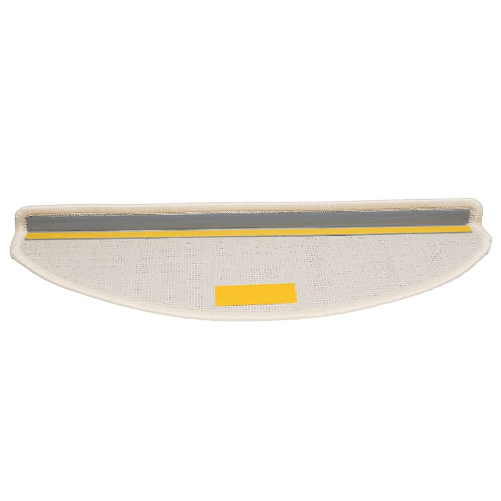 Stufenmatten 15 Stk. 56x17x3 cm Grau Halbrund