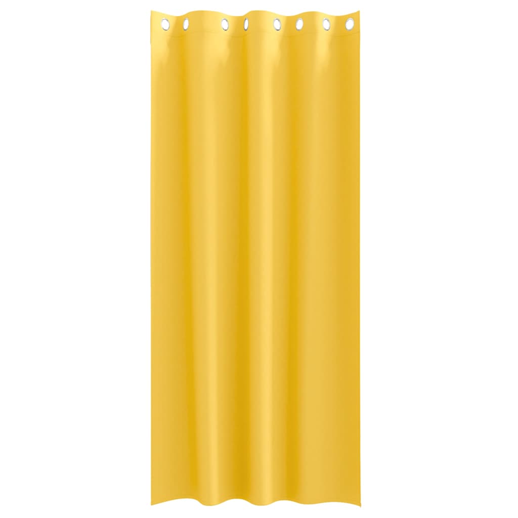 Verdunkelungs-Vorhänge mit Ringen 2 pcs Beige 140 x 140 cm