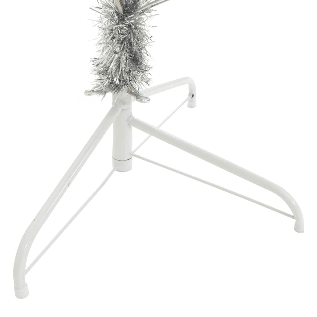 Künstlicher Halb-Weihnachtsbaum mit Ständer Grün 150 cm PVC