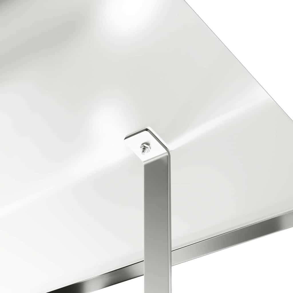 Kaminhaube Silber 40 x 40 x 37,5 cm Edelstahl