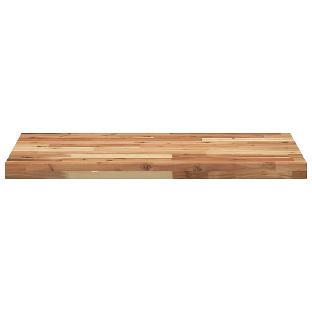 Tischplatte Rechteckig 60x50x2 cm Massivholz Akazie