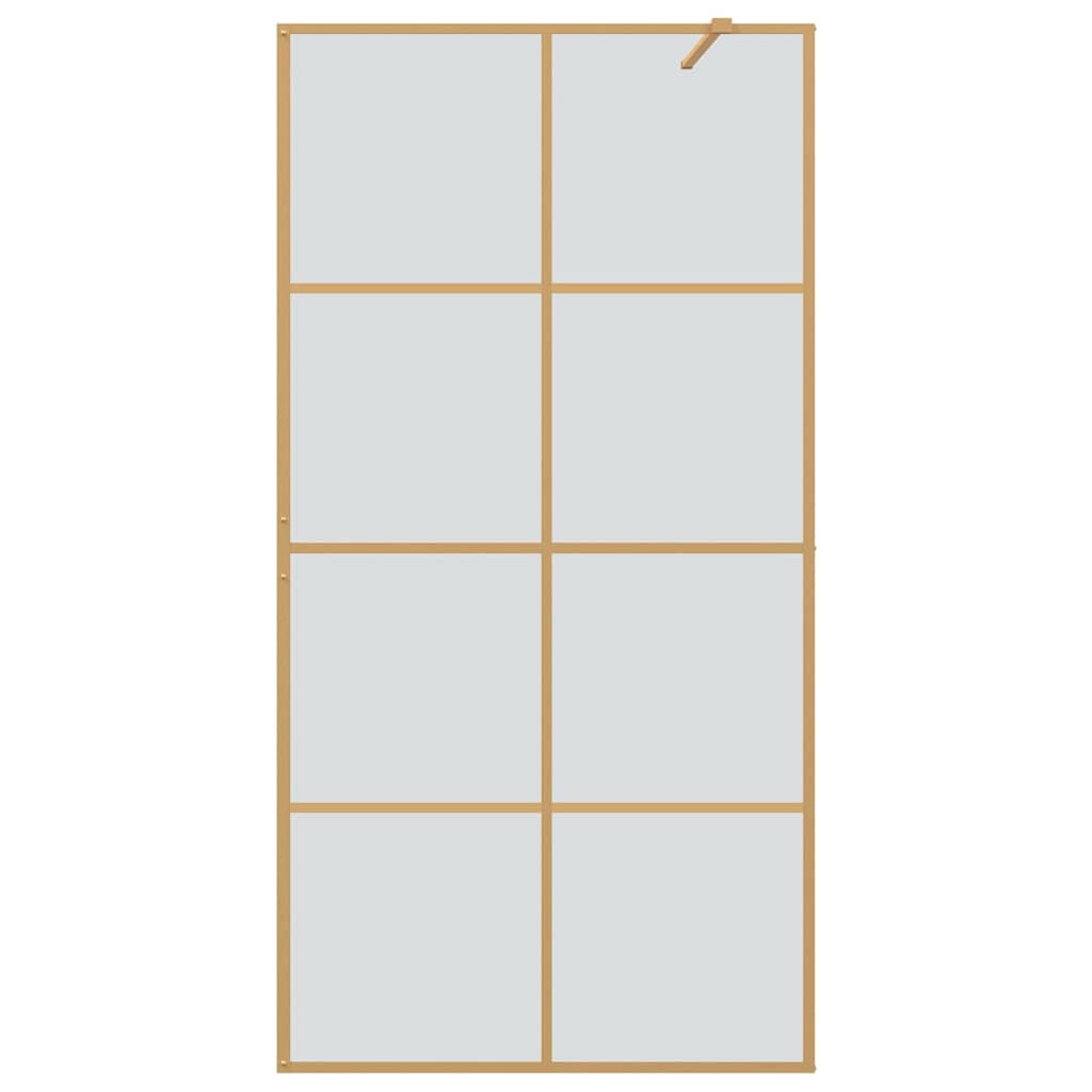 Duschwand für Begehbare Dusche mit Klarem ESG Glas 80x195 cm
