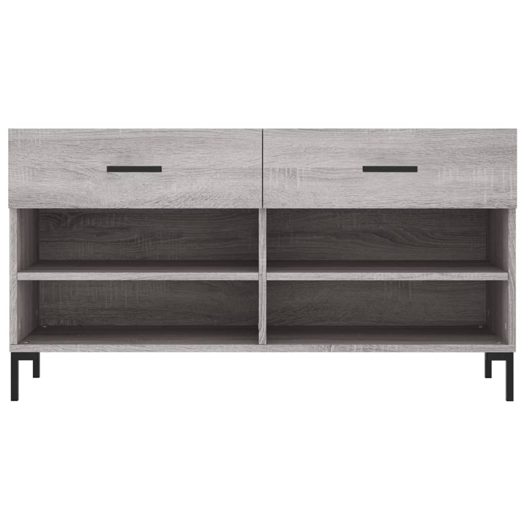 Schuhbank Weiß 102x35x55 cm Holzwerkstoff