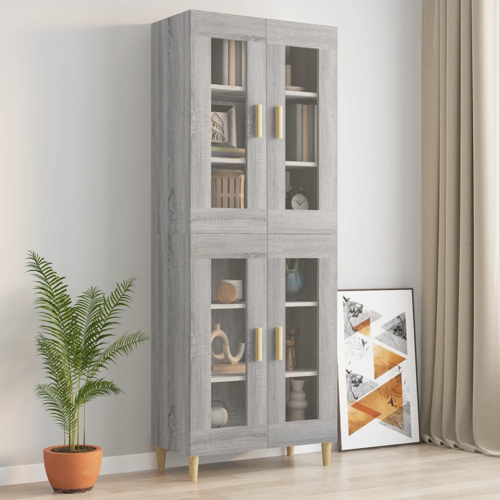 Hängeschrank Weiß 69,5x34x90 cm