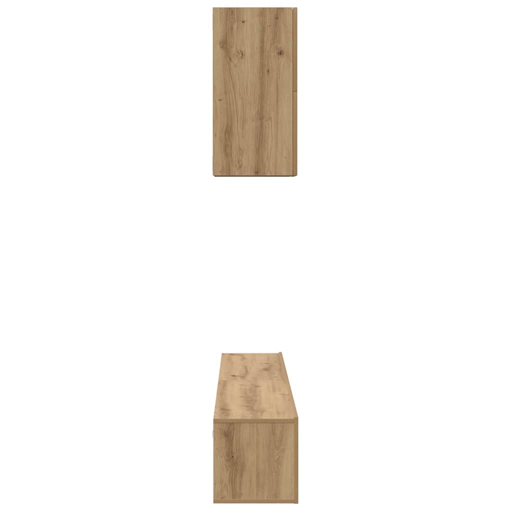 5-tlg. TV-Schrank-Set Weiß Holzwerkstoff