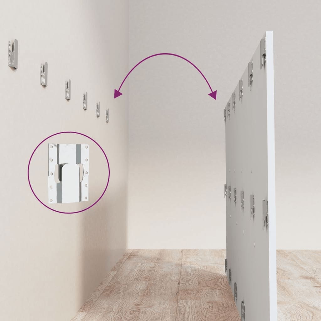 Kopfteil mit Nachttischen Sonoma-Eiche Holzwerkstoff