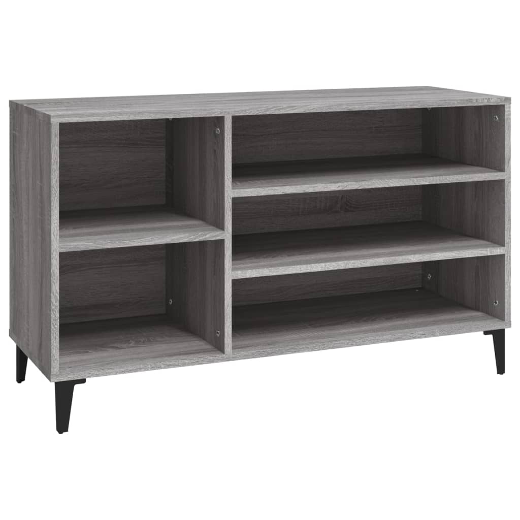 Schuhregal Weiß 102x36x60 cm Holzwerkstoff