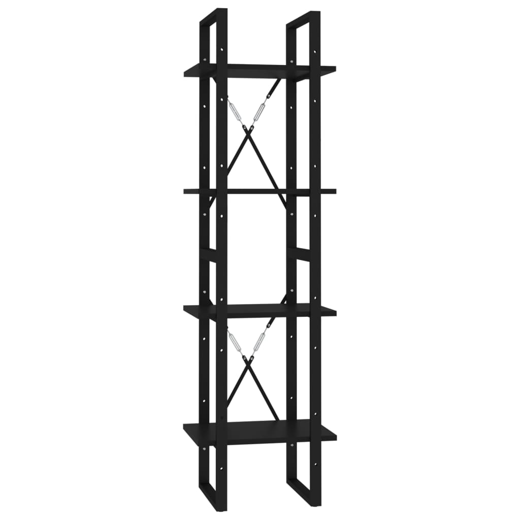 Bücherregal 2 Fächer Weiß 40x30x70 cm Holzwerkstoff