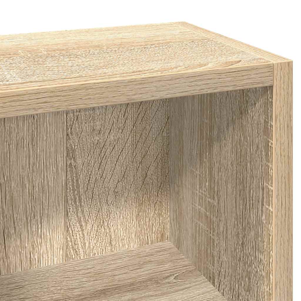 CD-Regale 2 Stk. Weiß 21x16x93,5 cm Holzwerkstoff