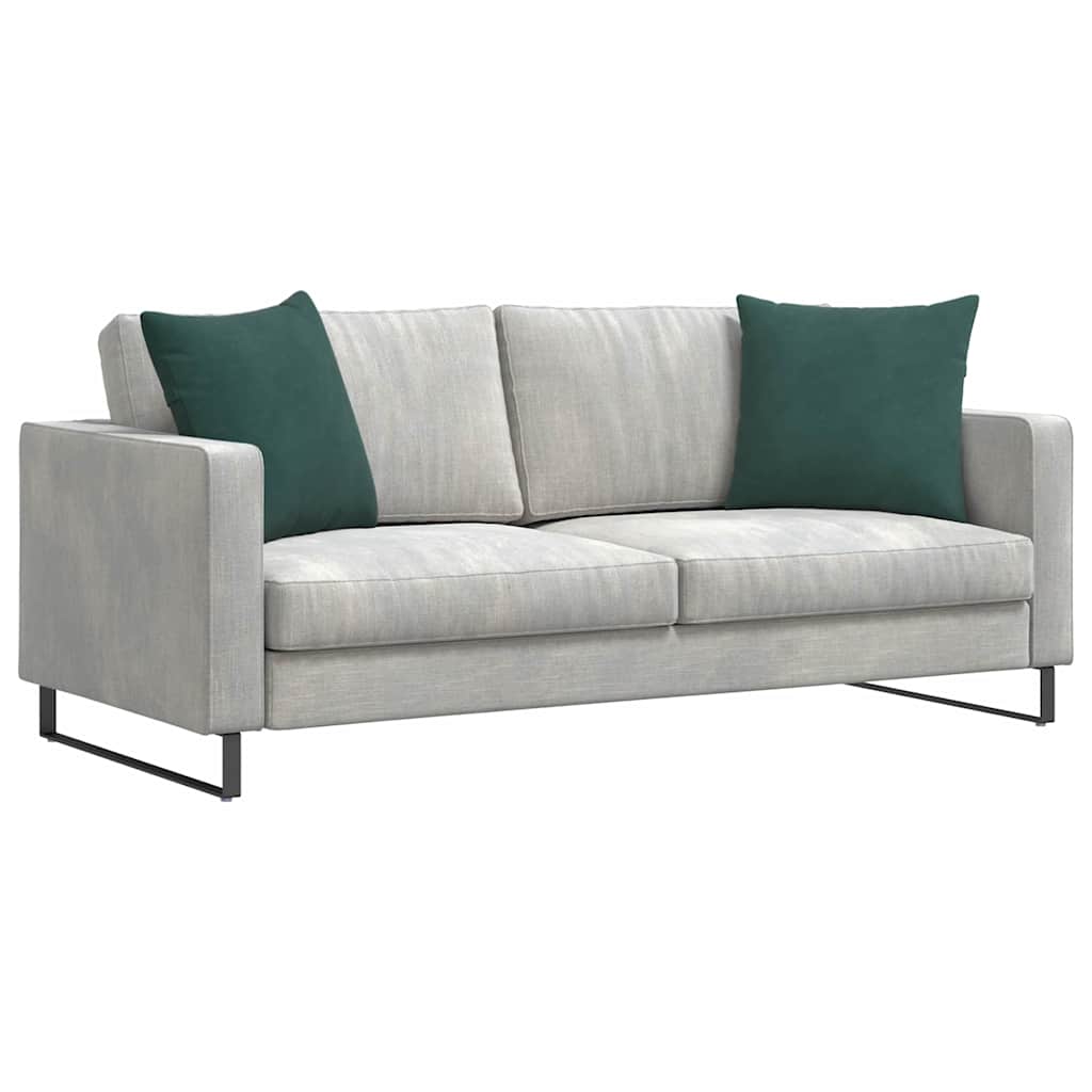 Sofakissen 2 Stück Blau 50 x 30 cm Cordstoff