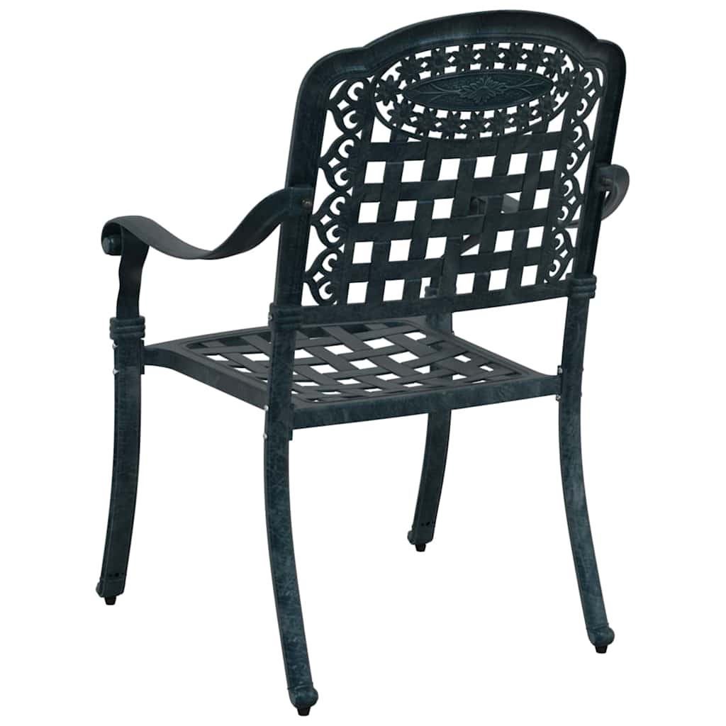 Gartenstuhl 2 pcs Bronze 55 x 56,5 x 91cm Aluminium