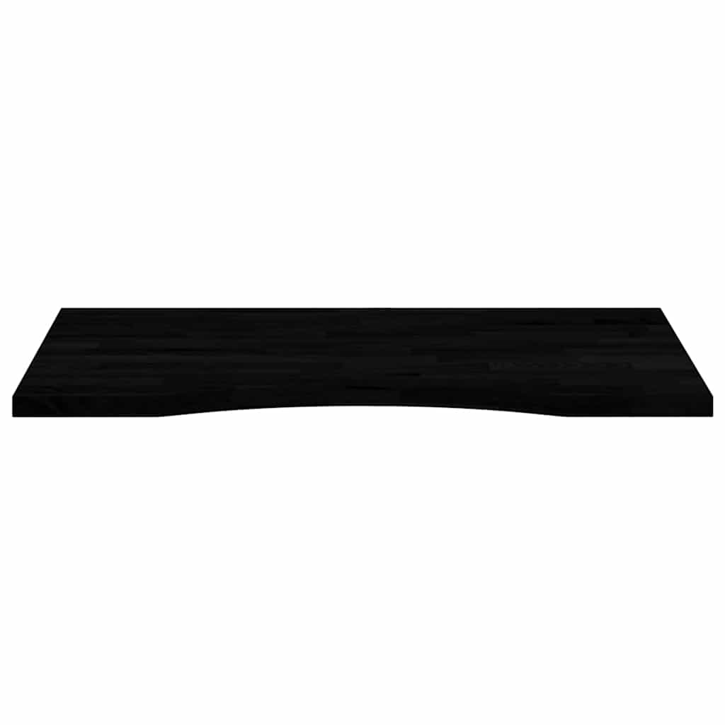 Schreibtischplatte Unbehandelt 80x50x2,5 cm Massivholz Eiche