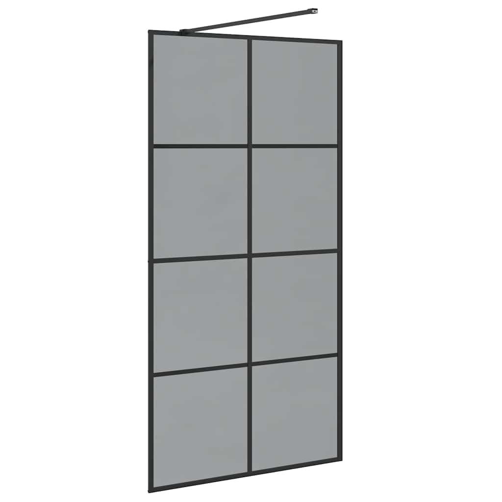 Duschwand für Begehbare Dusche mit Klarem ESG Glas 80x195 cm