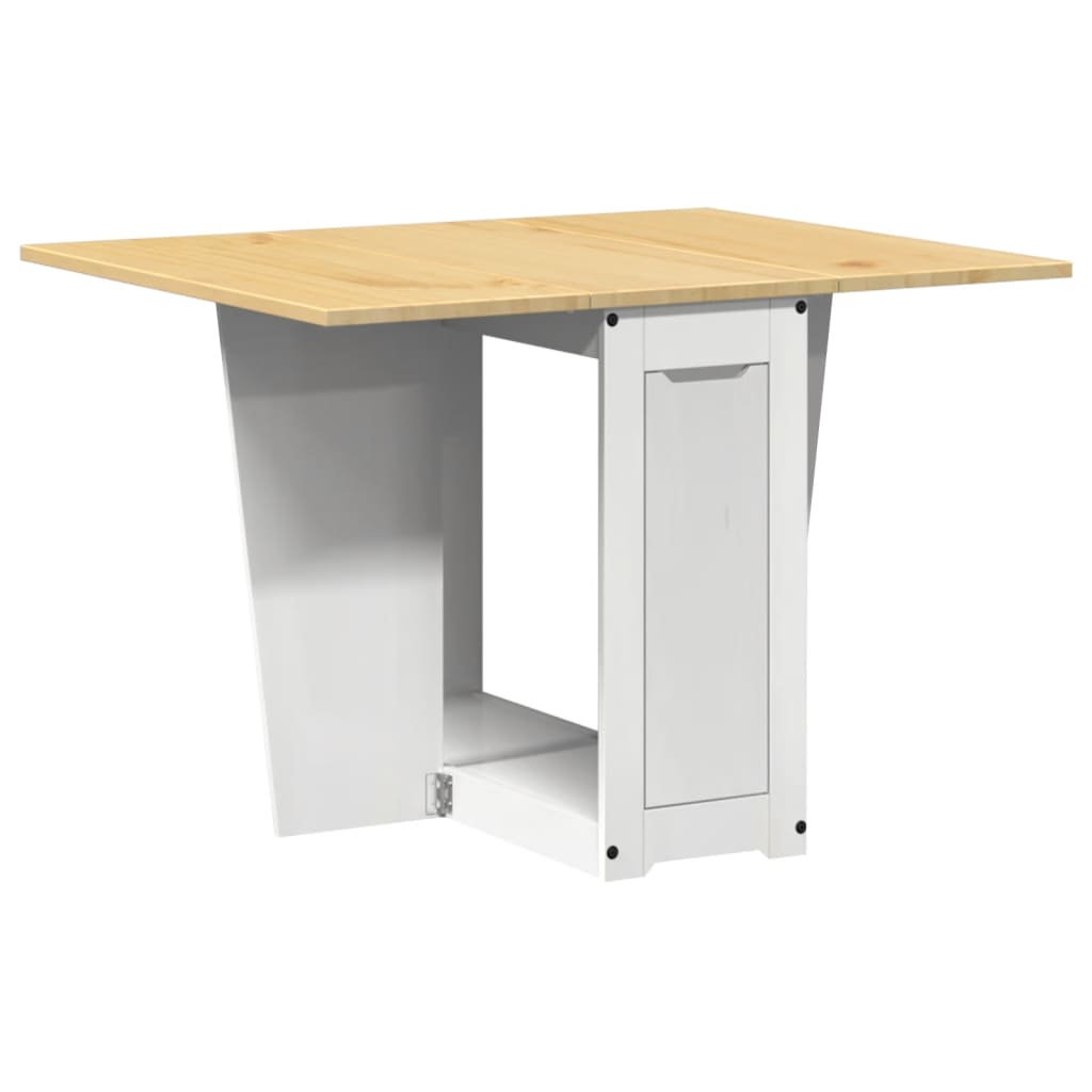 Butterfly-Esstisch Klappbar Corona Wachsbraun Massivholz Kiefer