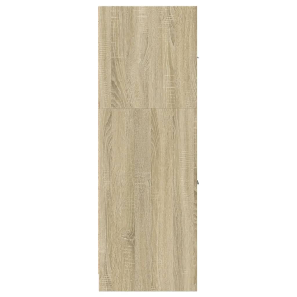 Apothekerschrank Weiß 30 x 41 x 174,5 cm Holzwerkstoff
