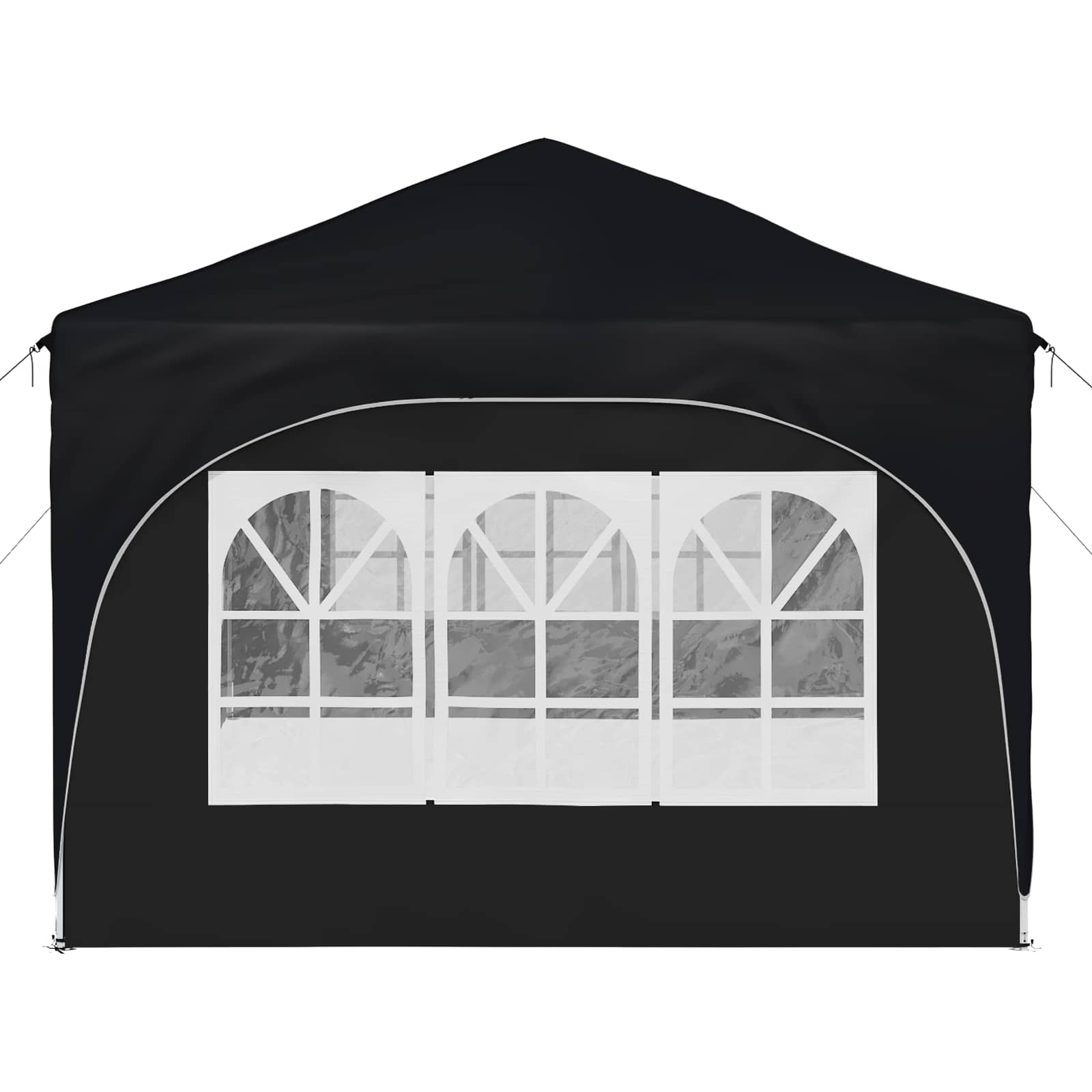Pop-up Partyzelt 575 x 288 x 245 cm Creme Oxford-Stoff