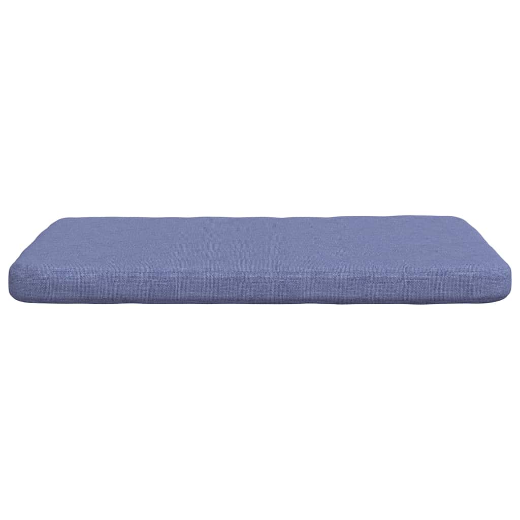 Sitzkissen 4 pcs Hellgrau 40 x 40 x 3 cm Stoff
