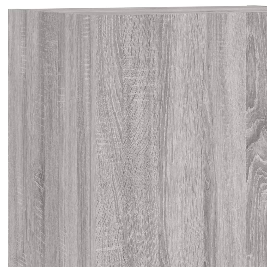 4-tlg. Wohnwand Weiß Holzwerkstoff