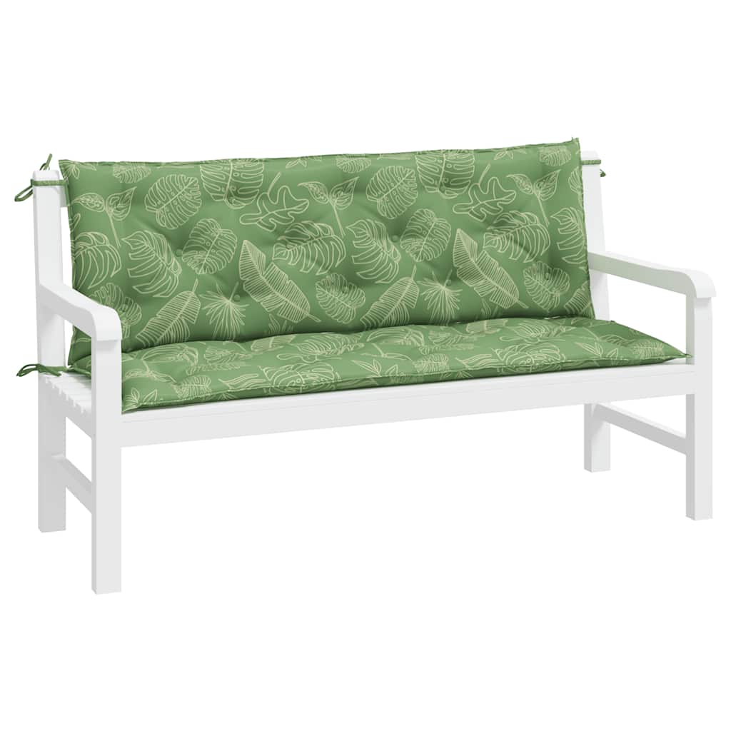 Gartenbank-Auflage Anthrazit 100x(50+50)x7 cm Oxford-Gewebe