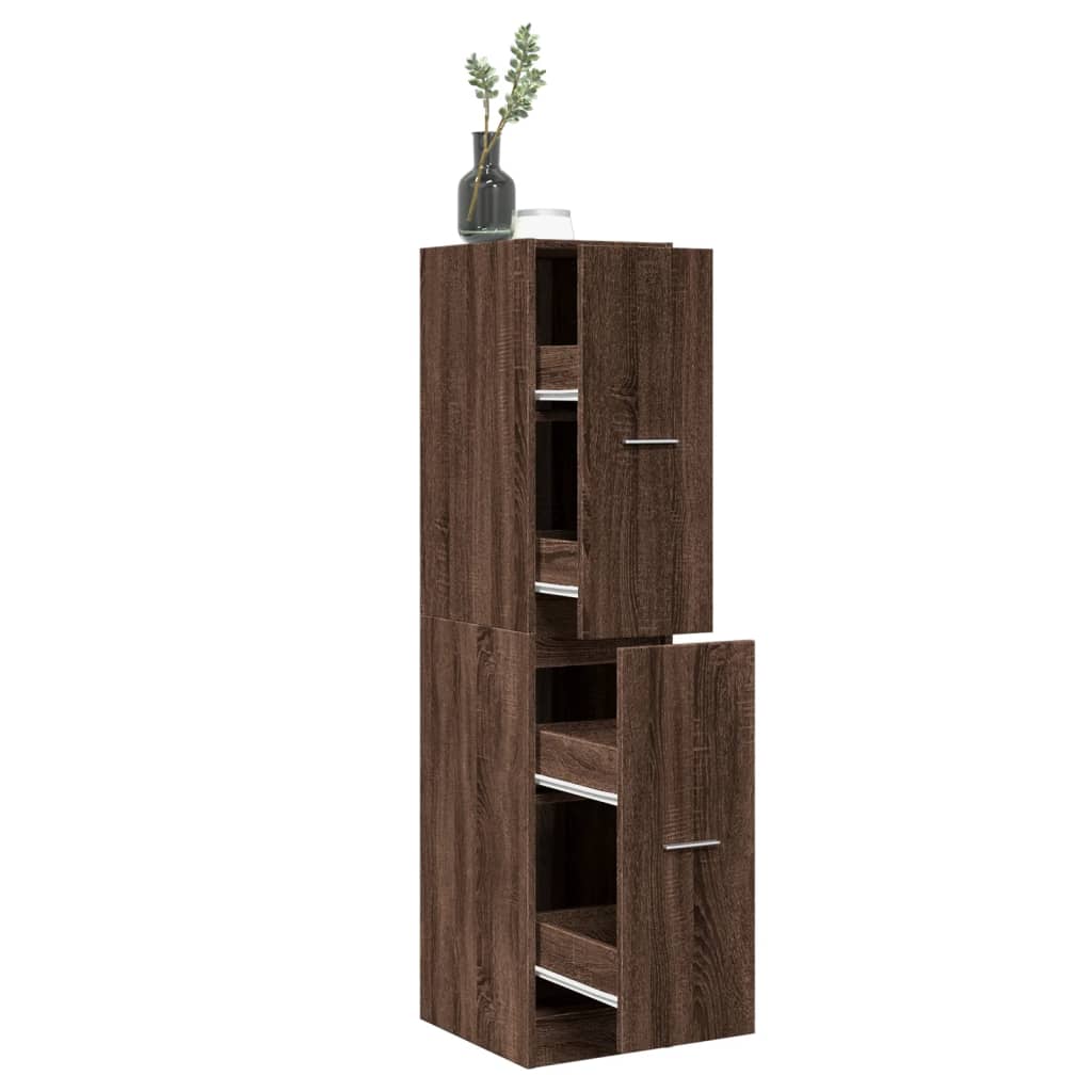 Apothekerschrank Weiß 30 x 41 x 174,5 cm Holzwerkstoff
