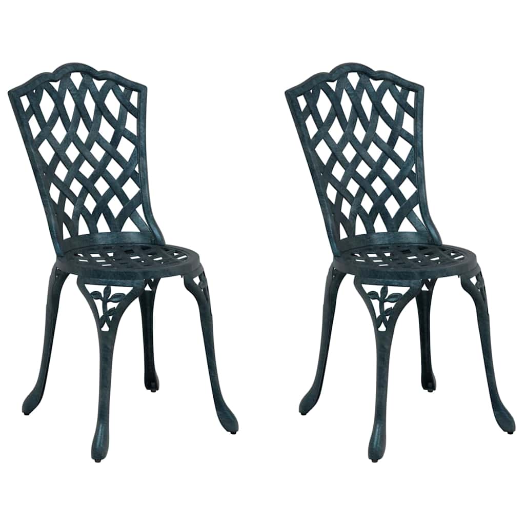 Gartenstuhl 2 pcs Bronze 39 x 40 x 87cm Aluminium
