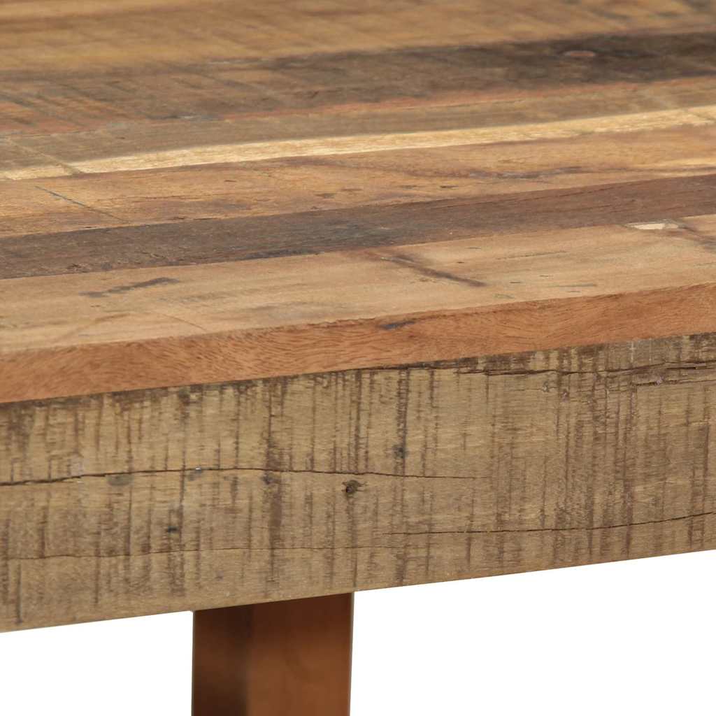 Couchtisch Braun 110 x 55 x 40 cm Massives upgecyceltes Holz