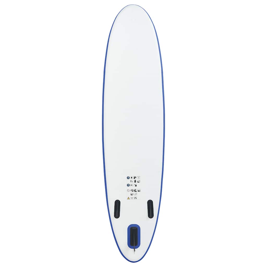 Stand Up Paddle Board SUP Aufblasbar Rot und Weiß