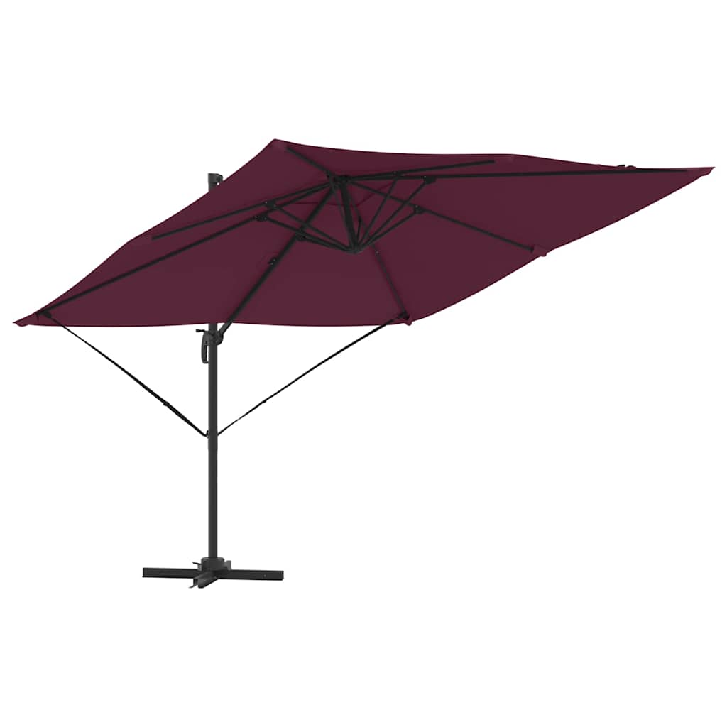 Roma Parasol Beige 286 x 284 x 265 cm Aluminium und Polyester