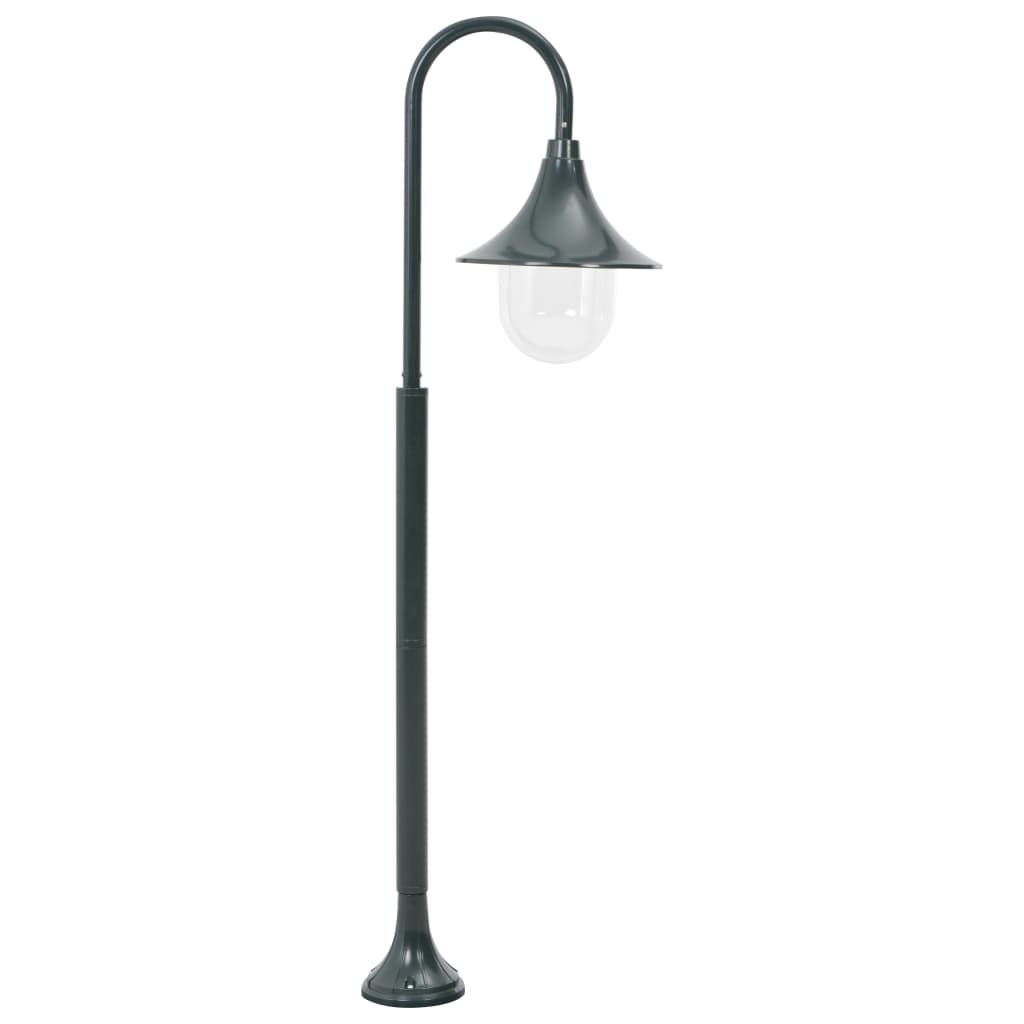 Garten-Pollerleuchte E27 120 cm Aluminium Weiß
