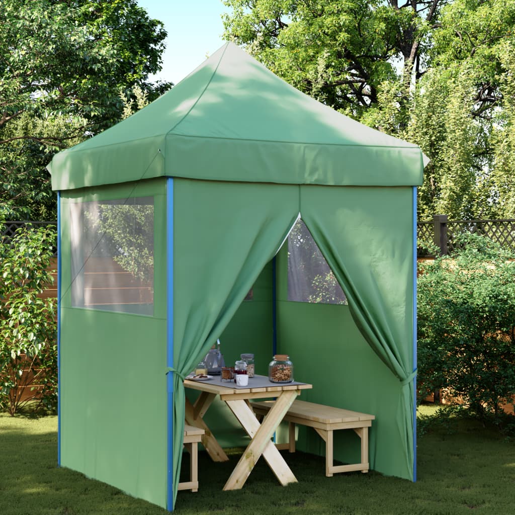 Partyzelt Faltbar Pop-Up Schwarz 200x200x306 cm