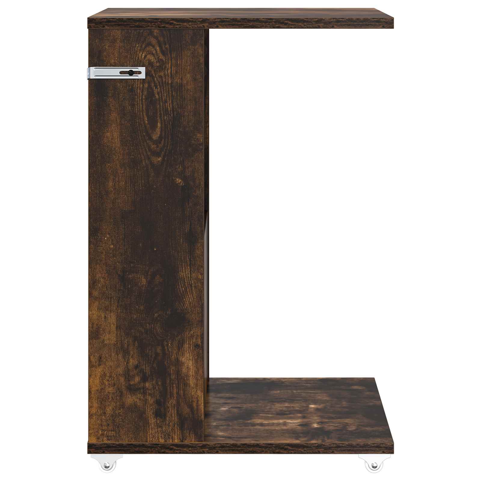 Beistelltisch Mit Rad Weiß 40 x 35 x 60 cm Holzwerkstoff