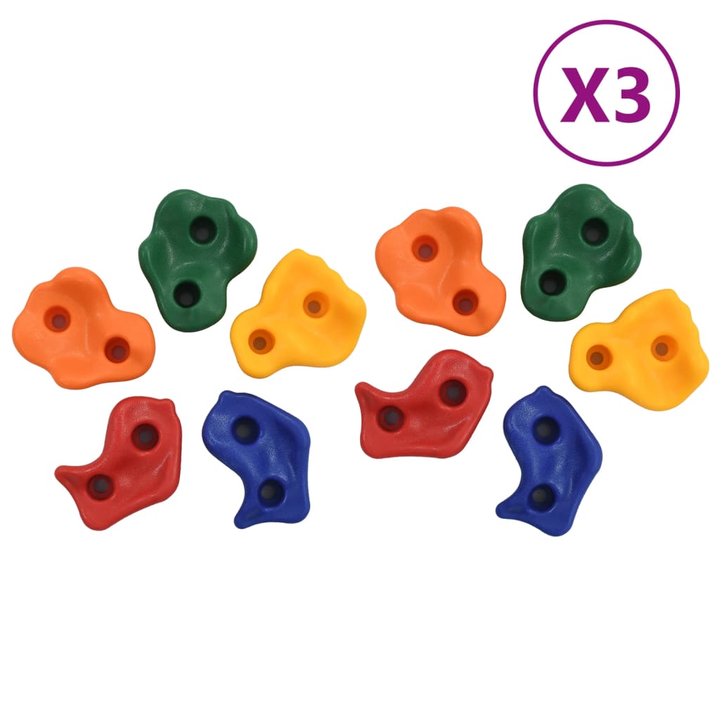 Klettersteine 20 Stk. Mehrfarbig PE