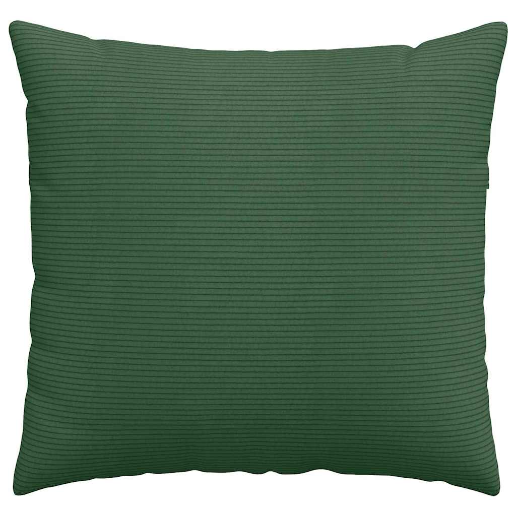 Sofakissen 2 Stück Hellgrau 50 x 30 cm Cordstoff
