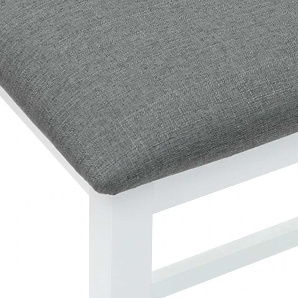 Barstühle mit Kissen 2 Stk. Braun Massivholz Gummibaum