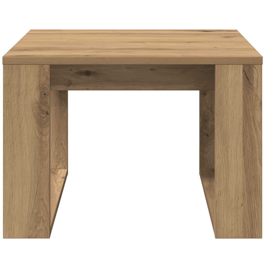 Beistelltisch Weiß 50x50x35 cm Holzwerkstoff