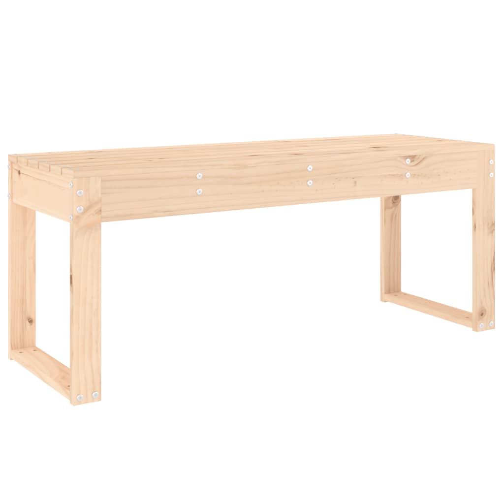 Gartenbank 80x38x45 cm Massivholz Kiefer