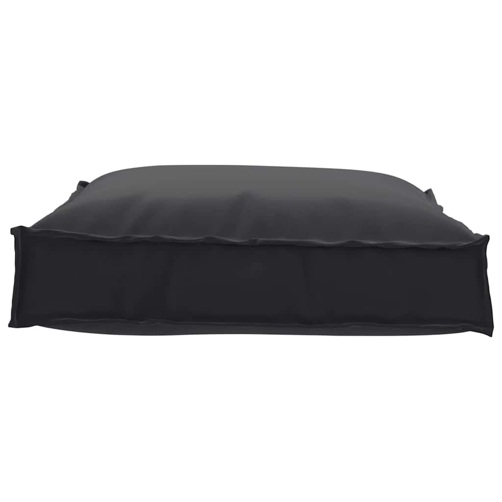 Kissen Anthrazit 70 x 70 x 12 cm Oxford-Stoff