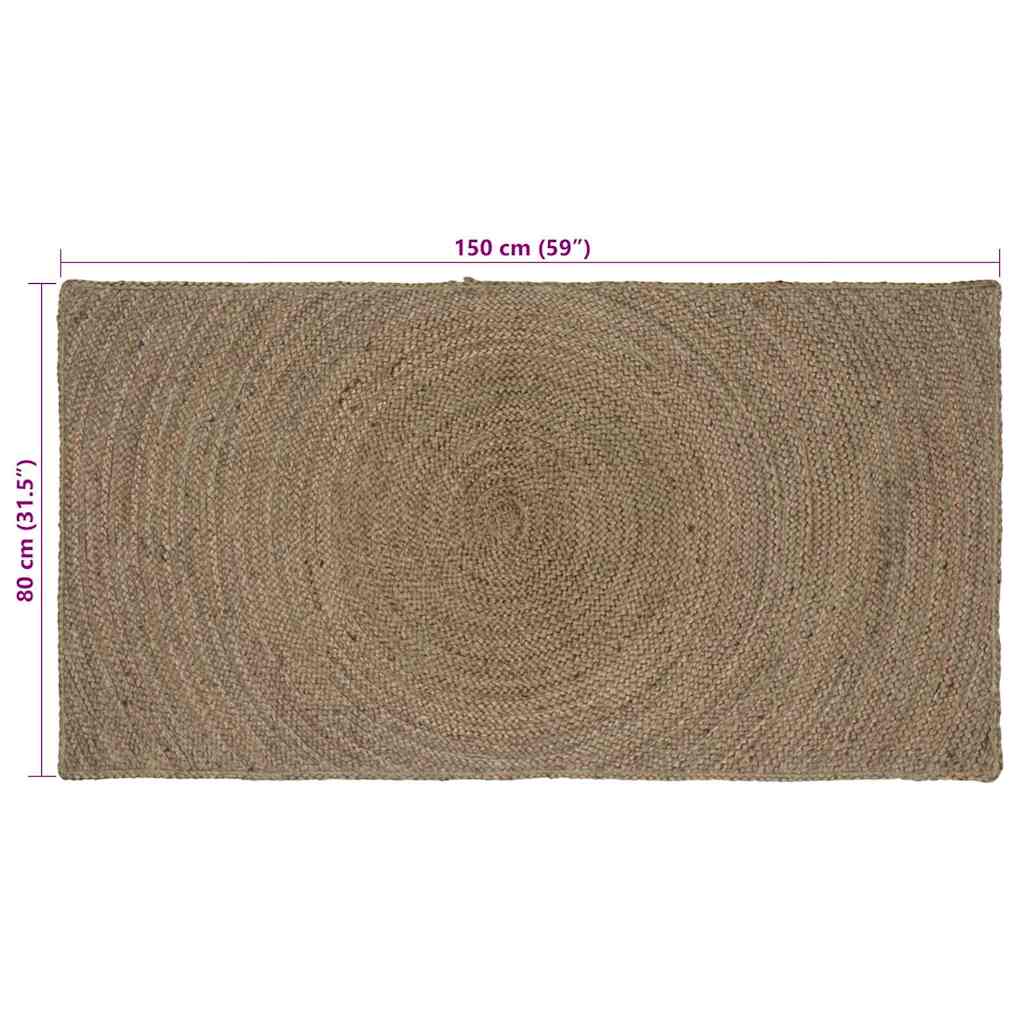 Bereichsteppiche Natur 60 x 110 cm Jute