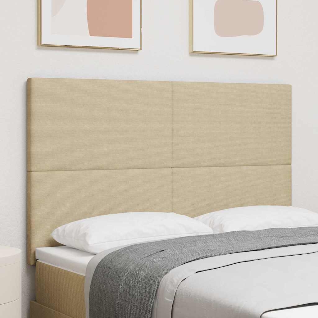 Kopfteil Hellgrau 80 cm Cordstoff