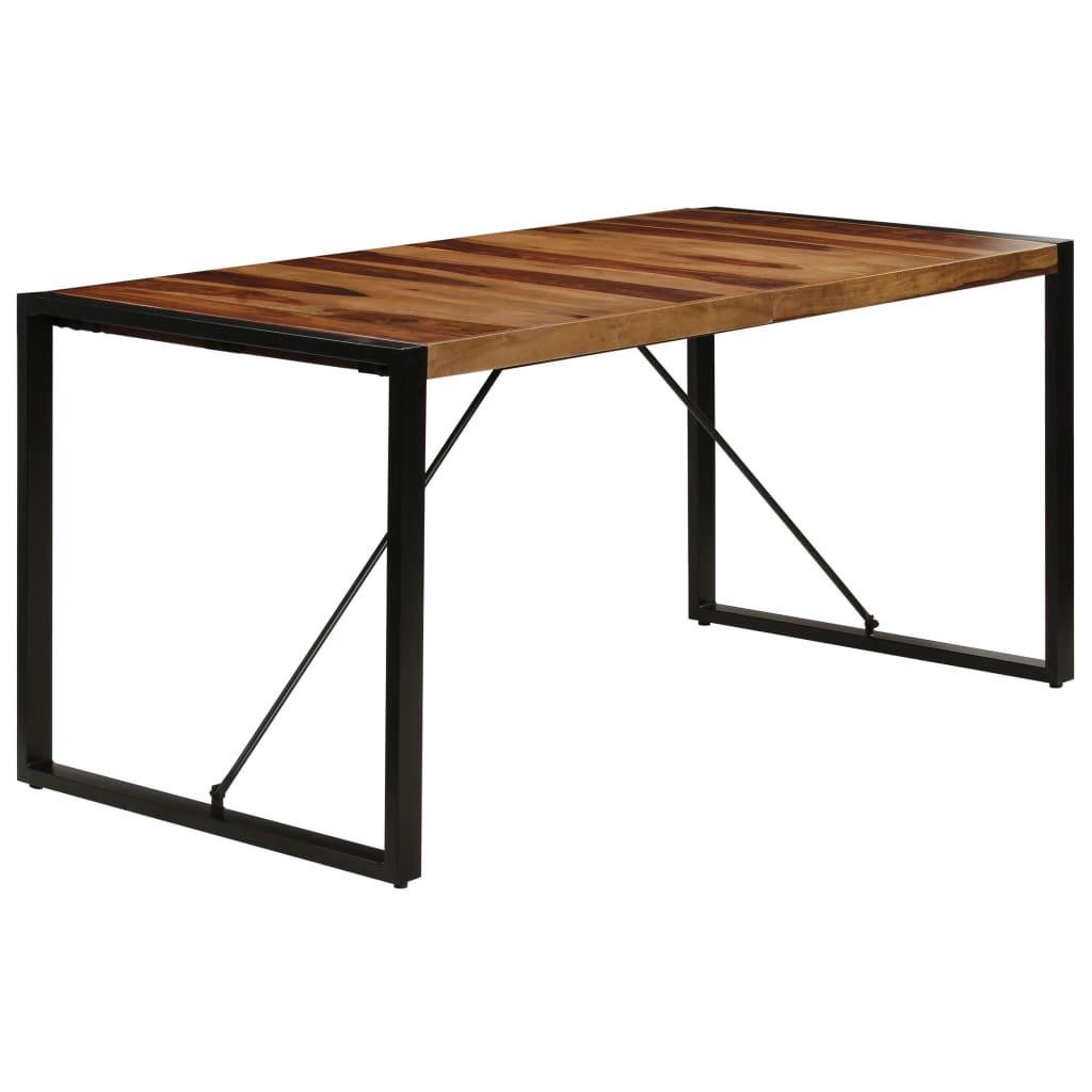 Esstisch 220x100x75 cm Massivholz Akazie