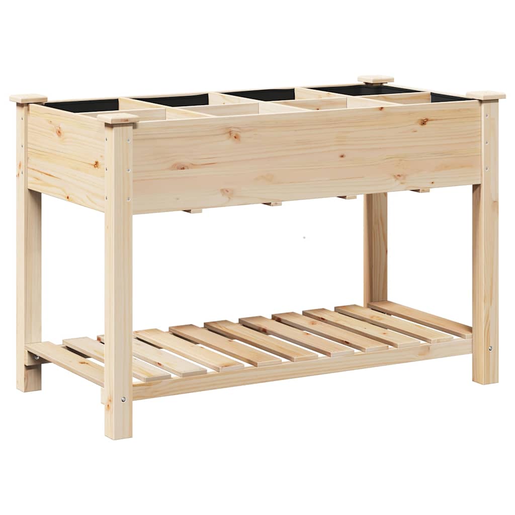 Garten-Pflanzgefäß mit Regal Beige 71 x 37 x 76,5 cm
