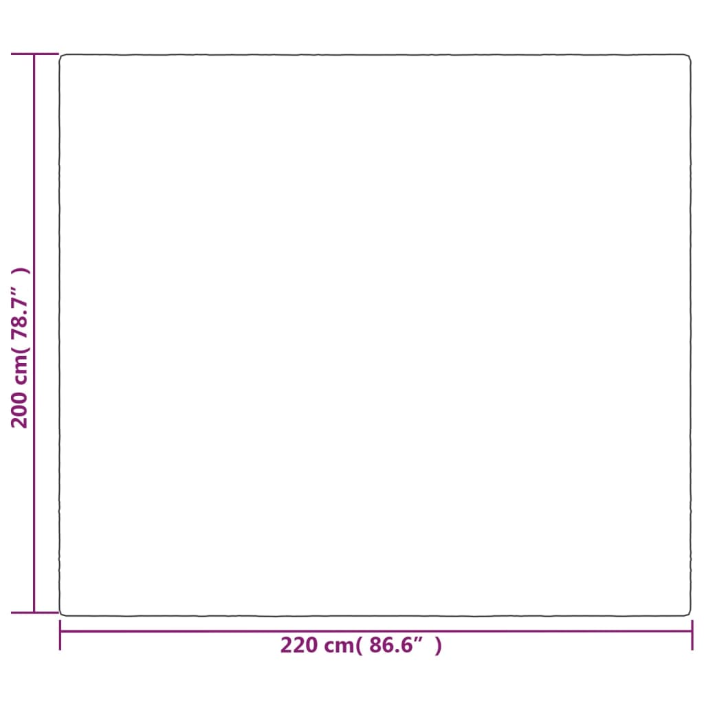 Gewichtsdecke mit Bezug Grau 122x183 cm 9 kg Stoff