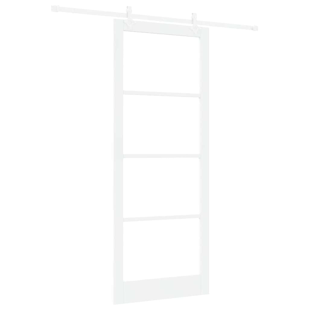 Schiebetür ORKDAL Natürlich und Schwarz 61 x 198,5 cm