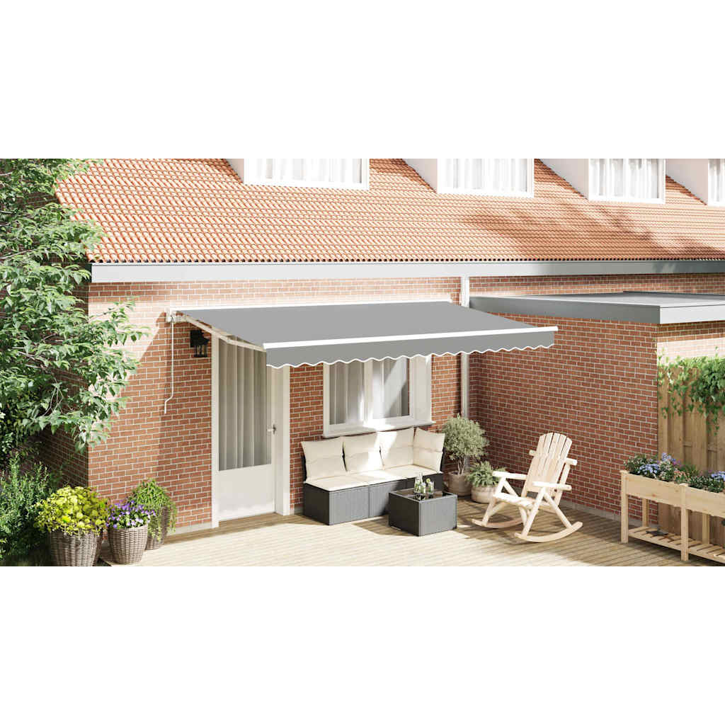 Markisenrahmen Verstellbar Weiß 2,5 x 2 m Stahl