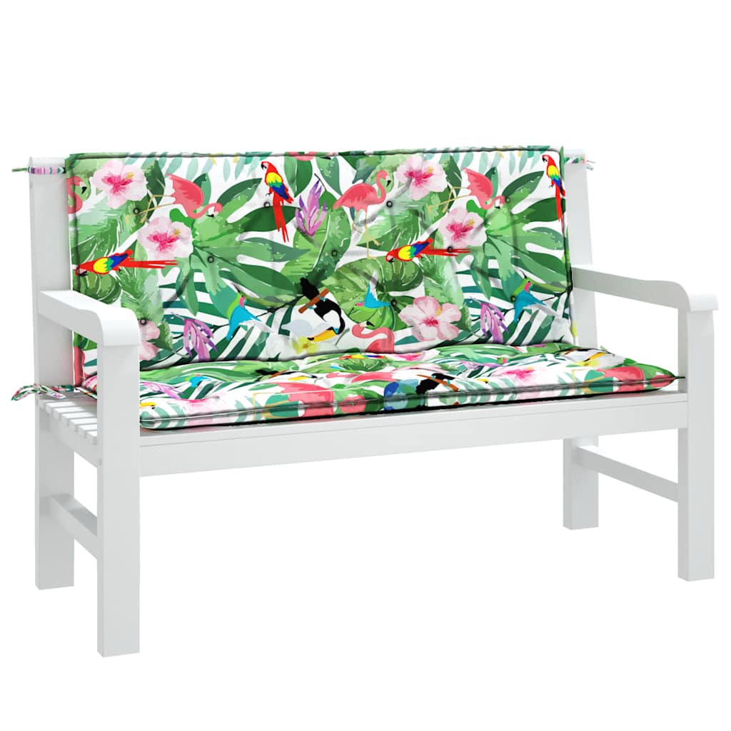 Gartenbank-Auflage Anthrazit 100x(50+50)x7 cm Oxford-Gewebe