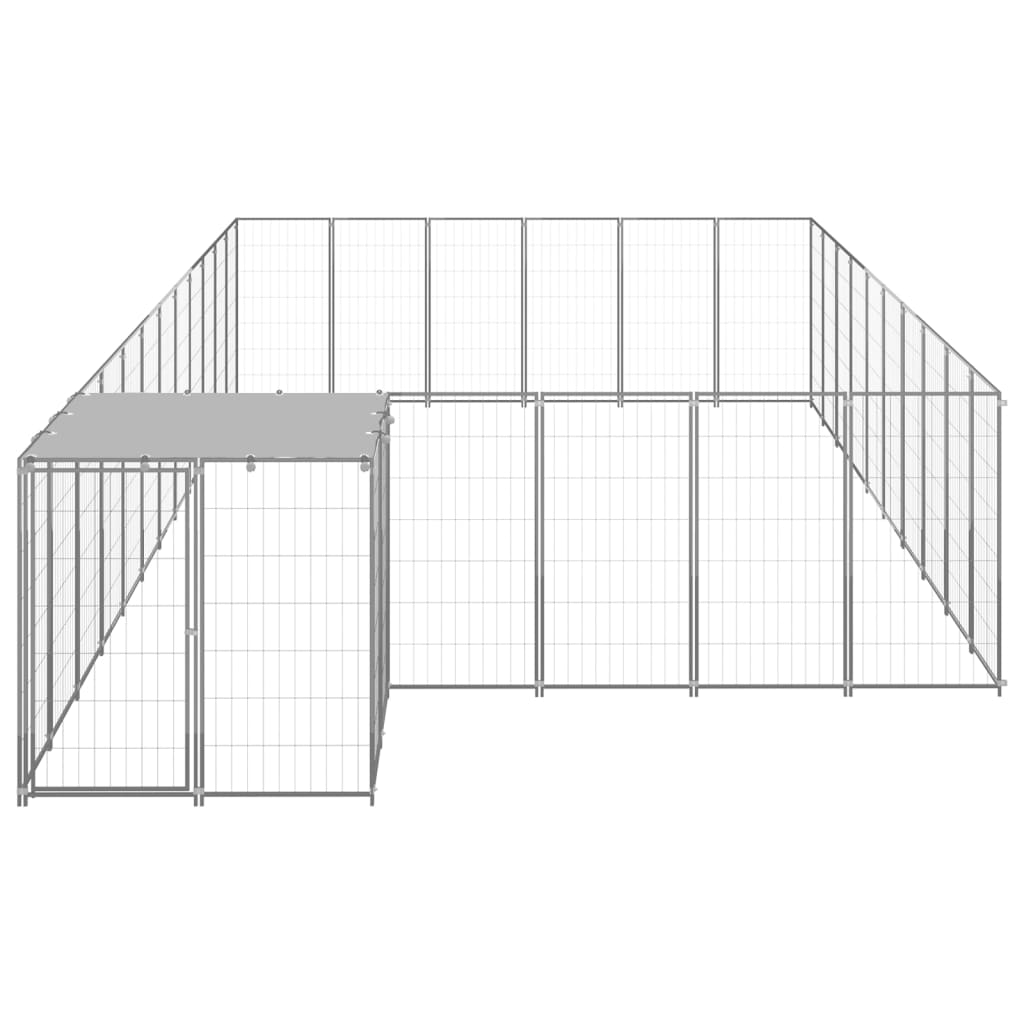 Hundezwinger Schwarz 4,84 m² Stahl