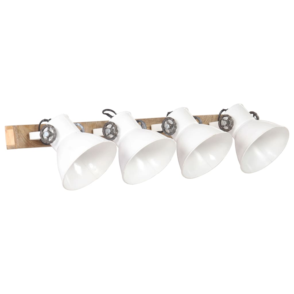 Wandlampe Industriestil Silbern 45x25 cm E27