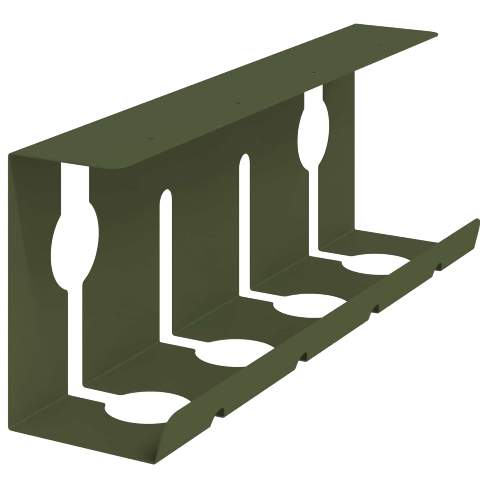 Unter dem Schreibtisch Kabelmanagement Tray 2 Stk. Anthrazit