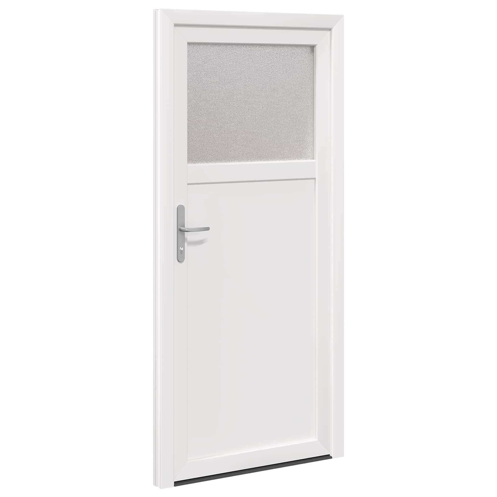 Seiteneingangstür Anthrazit 98 x 198 cm PVC